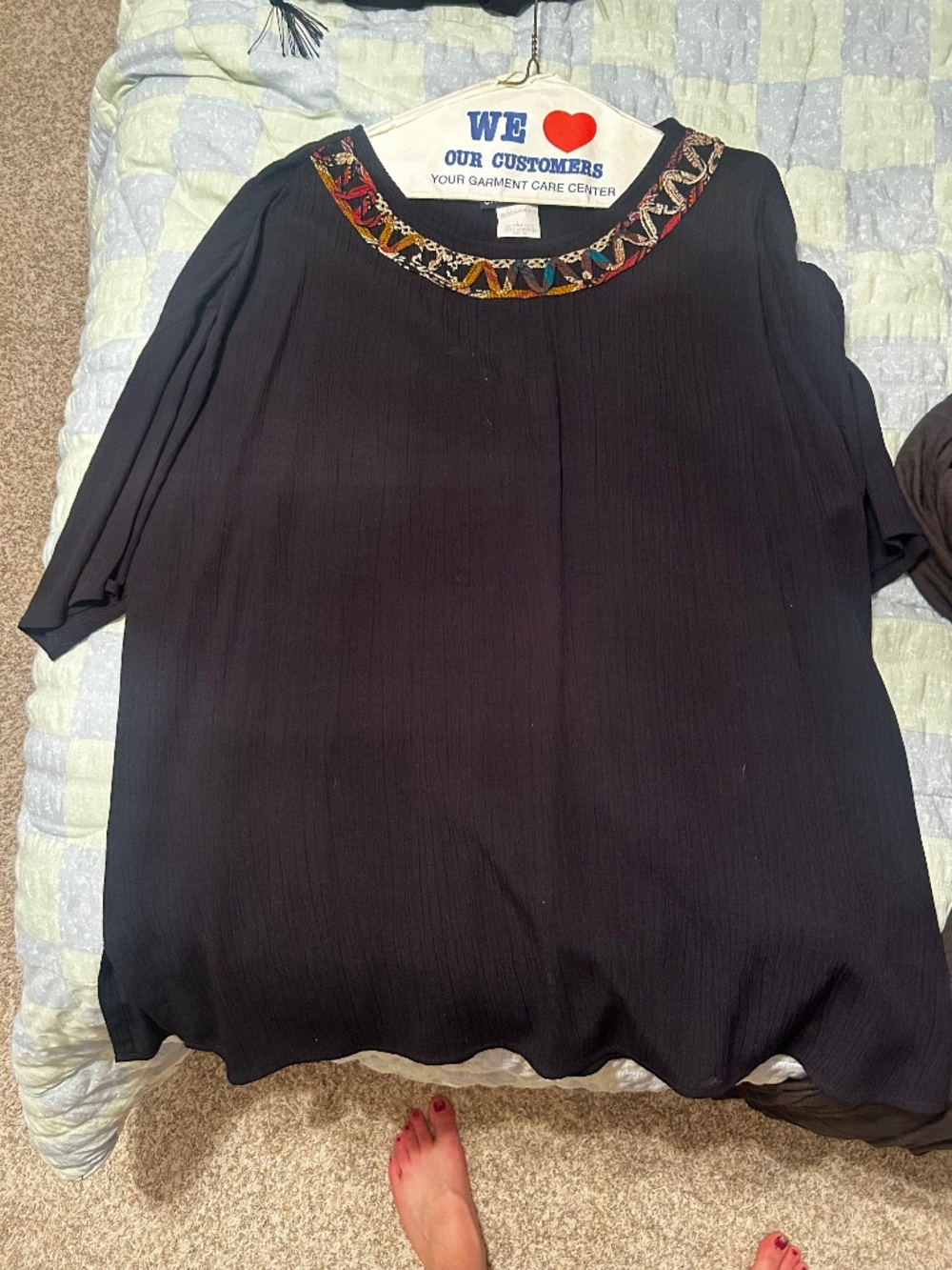 16 black Carole Little blouse
